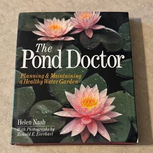 The Pond Doctor by Helen Nash - Pink Waterlily Cover